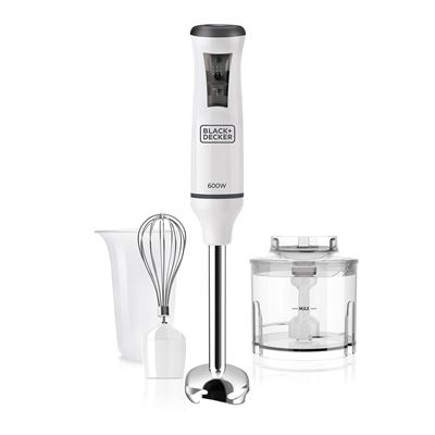 Batidora De Mano Black & Decker Bxhba600e Blanco