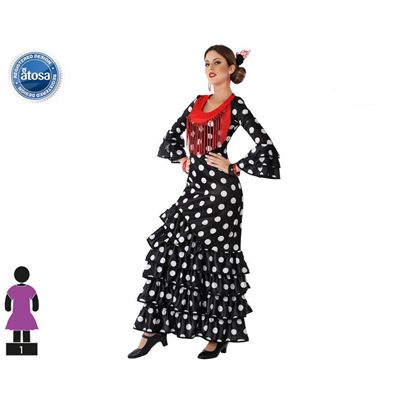 Disfraz flamenca negro adulto Talla M, Juegos de disfraces, Los mejores  precios