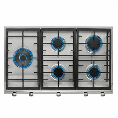 Placa De Gas Teka Ex 90.1 5g Ai Al Dr Left Ci Btn 5 Fuegos 90cm 12050w Inox