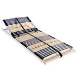 Somiers De Listones vidaxl con 42 7 zonas compatible 90x200 cm