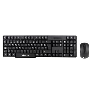 Ngs Combo Euphoria Kit Ratón Y Teclado Qwerty Pt Inalámbricos. Teclas Silenciosas. Usb 2.4Ghz.