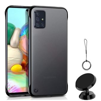 Kit Soporte Magnético Coche + Funda Naked Bumper Samsung Galaxy A71 - 1