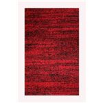 Alfombra Trendy Jasp Eccox moderna para salón o habitación rojo y Negro 160X220 cm.