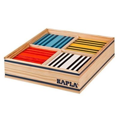 Kapla Oct Kapla Juego De Construcción, 100 Piezas De Madera Octocolor