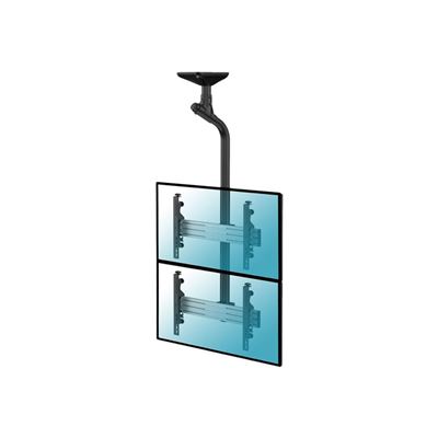 Soporte De Techo Kimex 031-4201k1 2 Pantallas 43""-55"" , Altura 175 Cm