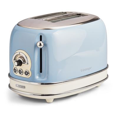 Ariete Tostadora Vintage Azul Con Tostiklemmen