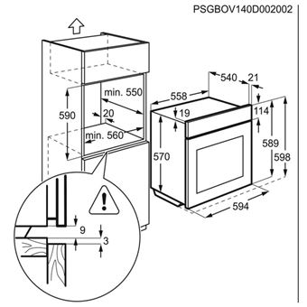 Horno Electrolux EZB3430AOX Inox A - Hornos empotrados - Los mejores  precios | Fnac
