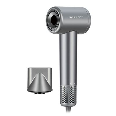 Secador Dam 2400w Motor De Alta Velocidad 110.000 Rpm Secado Rápido En Sólo 2-5 Minutos Gris