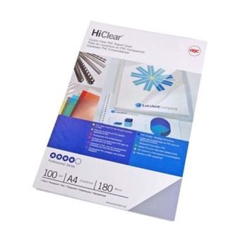 Kensington Portada PVC Transparente A4 180 Micras Cristal(Caja 100) - Protege documentos / Cubiertas - 1