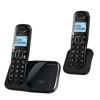 Alcatel XL280 Duo DECT Identificador de llamadas Negro (3700601414783)