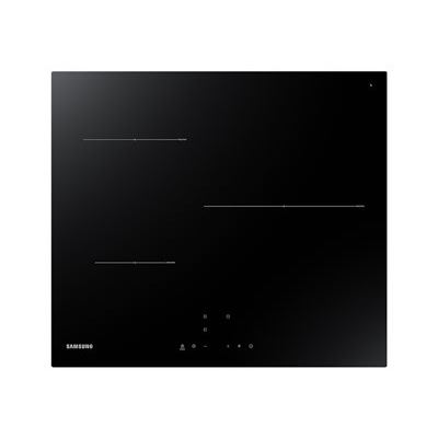 Placa De Inducción Samsung Nz63t3706a1/ur 3 Zonas 60cm Negro