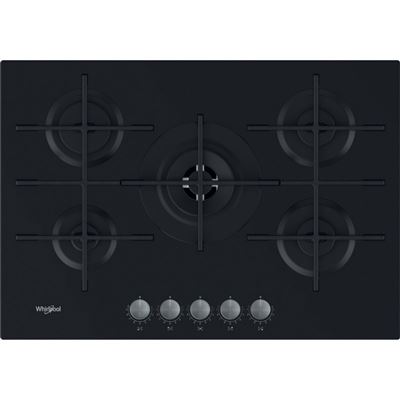 Placa De Gas Whirlpool Gowl 728nb Cristal Negro 51x73