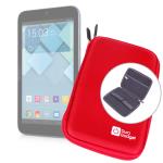 Funda Rígida Roja Para Alcatel One Touch Pixi 3 (7") | Pop 7 - ¡Guarde Su Tableta De Una Manera Segura! Por DURAGADGET