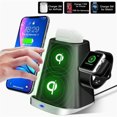 Auriculares Bluetooth True wireless qcy t5 ear cargador de soporte 3in1 para