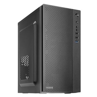 Caja PC Compacta Micro ATX Tacens Anima AC5, Frontal Malla Refrigeración, USB 3.0, Negro - 1