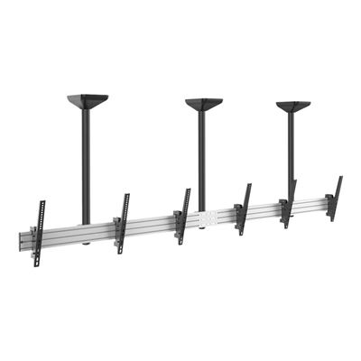 Soporte De Techo Kimex 031-4300k2 3 Pantallas 50""-55"" , Altura 100 Cm