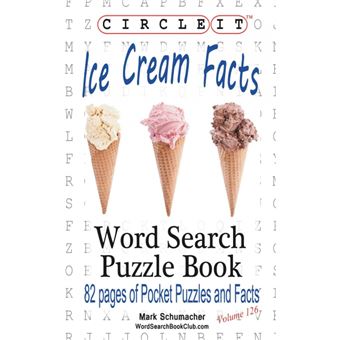 Serie Única - Circle It, Ice Cream Facts, Word Search, Puzzle Book - 1