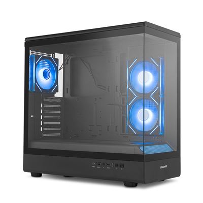 Semitorre Nox Hummer Signal – Atx Y M-atx, Argb Frameless Con Cristales Templados, Soporte Para Gpu De 420 Mm, Usb-c Y 3.0, Filtro Magnético