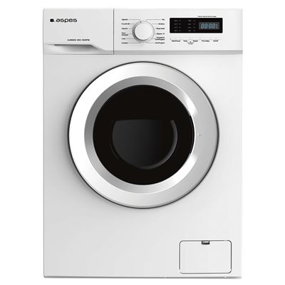 Lavadora De Carga Frontal Aspes Al6000ed 6kg 1000rpm Blanco E