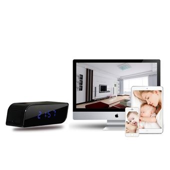Cámara oculta, Reloj con cámara Wifi HD 1280x720p, ZS-V16, Negro