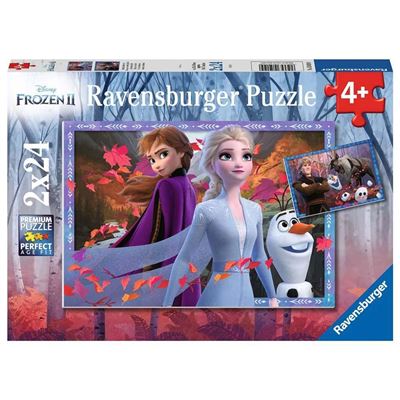 Puzzle Doble Frozen 2x24 Piezas