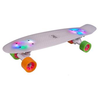 Hudora 12134 Skateboard Retro Rainglow