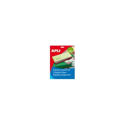 Apli Paper Ref. 10053 etiquetas adhesivas transparente inkjet a4
