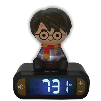 Despertador Digital Con Luz De Noche 3d Y Efectos Sonoros - Harry Potter Lexibook