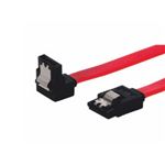 Cable Sata de Datos Acodado con Anclajes 0,5m