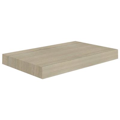 Estantes flotantes vidaXL pared 4 uds MDF roble y blanco 40x23x3