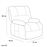 Sillón Relax Deluxe Masaje Reclinable, Calor Lumbar, 8 Motores De Vibración, (Negro)_2