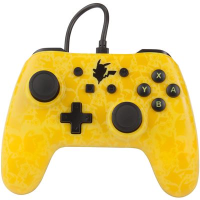 Mando Con Cable Para Nintendo Switch Pokémon Pikachu Amarillo