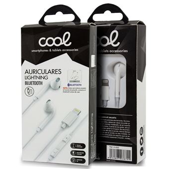 Auriculares Blancos Cool Stereo Con Micro para iPHONE X