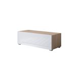 Mueble TV modelo Luke H1 (100x32cm) sonoma y blanco con patas estándar