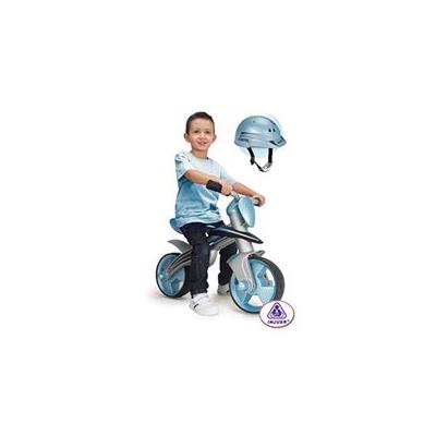 Injusa Bicicleta Jumper sin pedales niños partir de 2 años con bandas goma en las ruedas y casco incluido balance