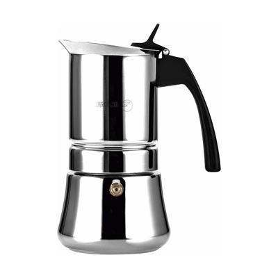 Cafetera Italiana Fagor Etnica Acero Inoxidable 4 Tazas Gris