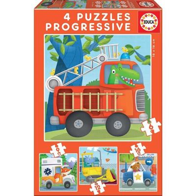 Puzzles Progresivos Patrulla Al Rescate 6-9-12-16pz