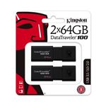 Pen Drive 64Gb X 2 Kingston Datatraveler 100 G3 Us