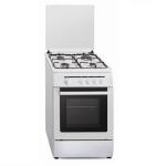 Cocina de gas Vitrokitchen CB55BB Horno 53L 4 Zonas 50cm Blanco