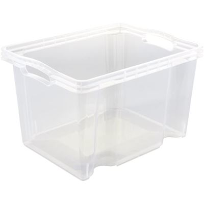Caja De Almacenaje Keeeper Emil Transparente 35x27x21cm 13,5l