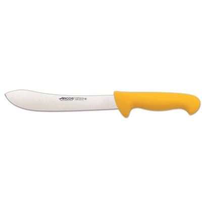 Cuchillo De Carnicero Arcos Colour De Acero Inoxidable Y Mango Ergonómico - Amarillo