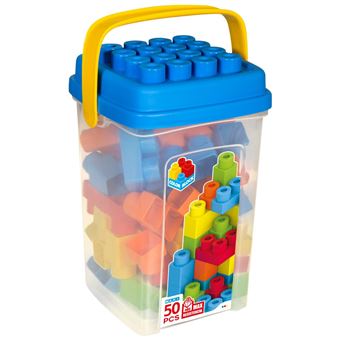 Construcciones para ninos juego construccion cubo 50 piezas maxi color block Otros Los mejores precios Fnac