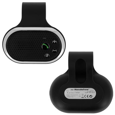 Kit manos libres para coche Bluetooth Multiconexión Blue Easy CK800, Negro