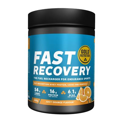 Gold Nutrition - Fast Recovery 600 G - Recuperador Muscular - Sabor Naranja