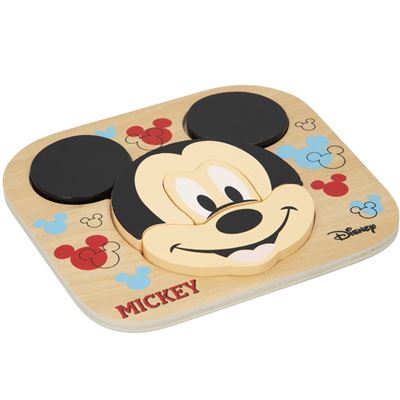 Puzle Madera Mickey 6 Piezas Disney Baby By Woomax