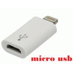Adaptador Iphone 5 Lightning Ipad Mini 8 Pines a Micro USB