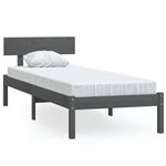 Estructura de cama vidaXL madera maciza de pino individual 90x190cm 12,05Kg