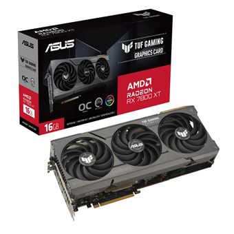 Tarjeta gráfica Asus TUF Gaming TUF-RX7800XT-O16G-GAMING AMD Radeon RX 7800 XT 16 Go GDDR6 - 1