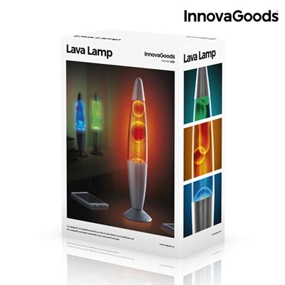 Lámpara De Lava Magma Innovagoods 25w-rojo