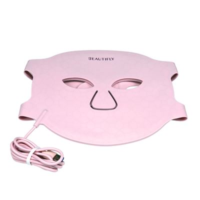 Máscara Facial Led Reafirmante Antiarrugas Con Fototerapia Y Magnetoterapia Beautifly Aura Glam Pro